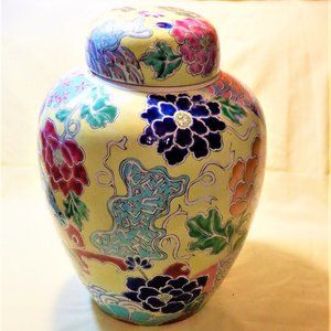 *** ASIAN Ceramic Decorative CONTAINER *** in Stunning Design